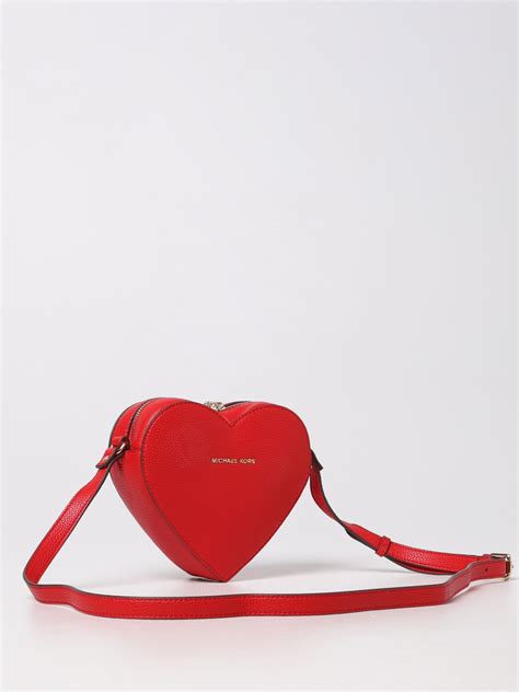 michael kors purse red with hearts|Michael Kors red purse outlet.